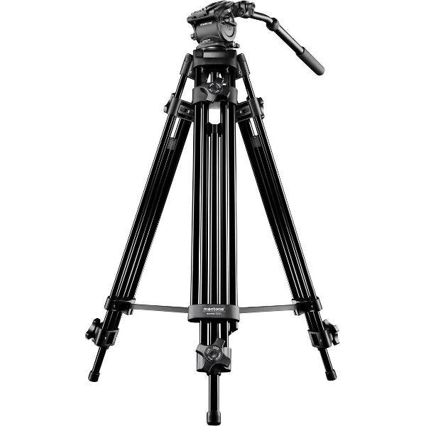 Mantona Dolomit 1300 tripod Digitaal/filmcamera 3 poot/poten Zwart