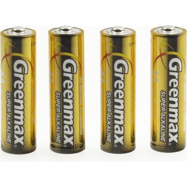 Greenmax AA super alkaline batterijen - 4 stuks - 1,5V - Penlite
