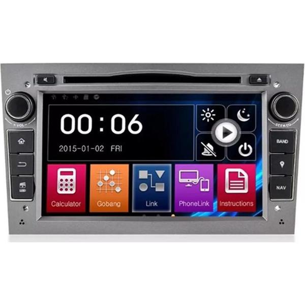 Voltario® opel autoradio navigatie / bluetooth/ carkit/streamen/ 7 inch scherm /kleur grijs