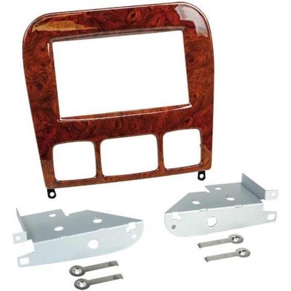 2-DIN paneel Mercedes Benz S-klasse (W220) 1998-2005 Wood effect finish