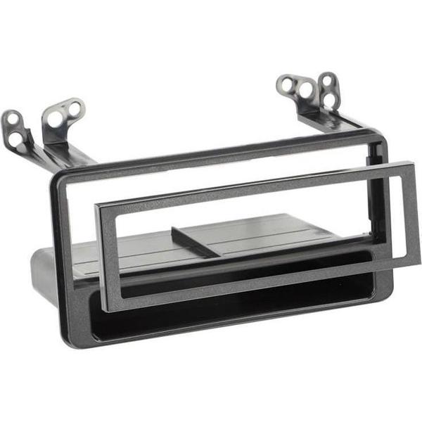 1-DIN Paneel met aflegbakje Toyota Kleur: Zwart