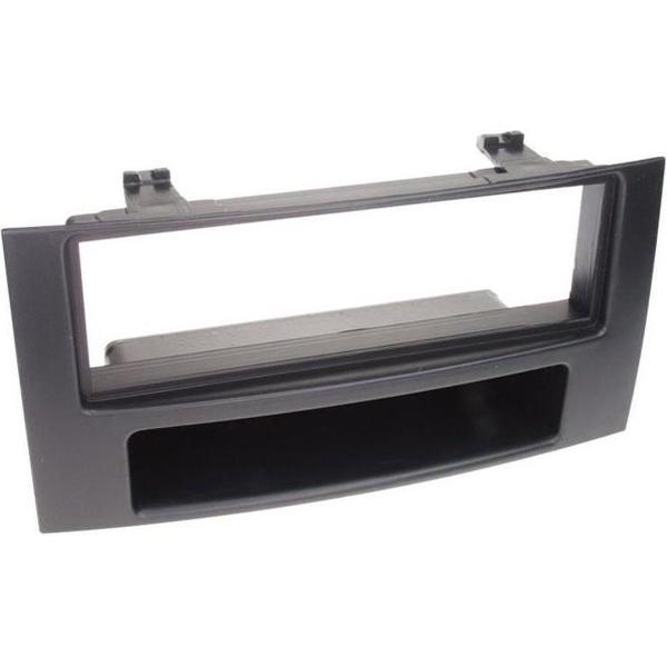 1-DIN Paneel met aflegbakje. VW Touareg / T5 Kleur: Zwart