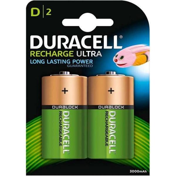 Duracell - Recharge Ultra Accu 2x D-cell 3000 mAh - HR20