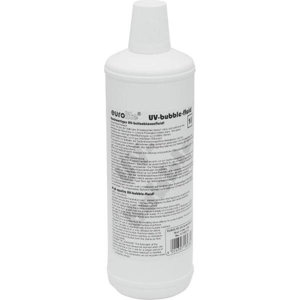 EUROLITE UV-Bubble vloeistof - bellenblaasmachine vloeistof - navulling 1l blue