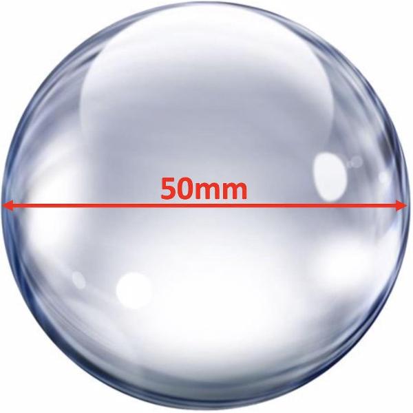 Lensball - Fotografie - Glazen Bol - Bal - Lensbal - 50 mm - 5 cm - Fotobol - Foto - Camera - Fotografie - Kristallen Bal - Glazen - Foto - Inclusief Beschermzak