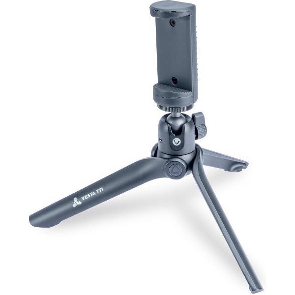 Vanguard Vesta TT1 tafel statief Zwart + smartphone houder