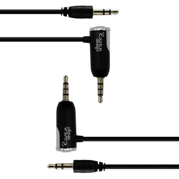 Aux kabel auto - ingebouwd microfoon en afstandsbediening - audio kabel jack