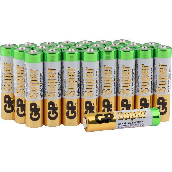 GP Super Alkaline AAA batterijen - 24 stuks