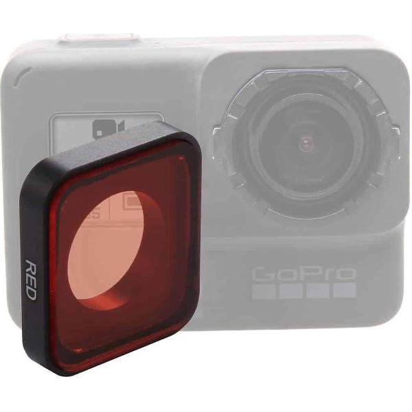 Snap-on rode kleuren lensfilter voor GoPro HERO6 / 5 (rood)