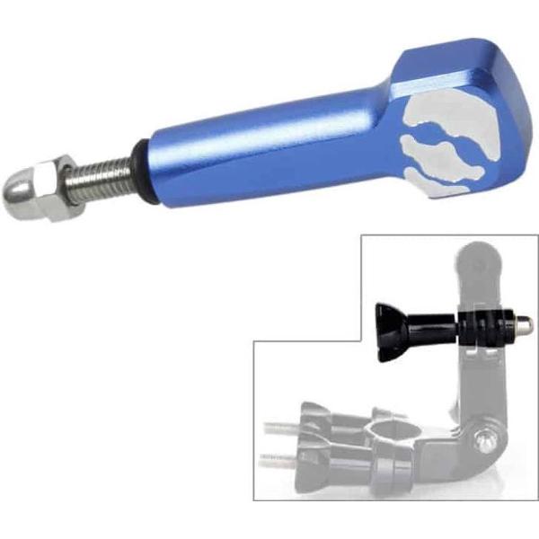 TMC Duimknop Schedel Mark Lange schroef voor GoPro NIEUWE HERO / HERO6 / 5/5 sessie / 4 sessie / 4/3 + / 3/2/1, Xiaoyi en andere actiecamera's, Materiaal: aluminiumlegering (blauw)