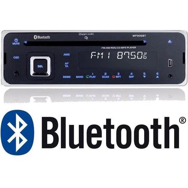 Oxygen Mp305Bt - Hoge kwaliteit auto radio - 1DIN - Bluetooth - AM/FM