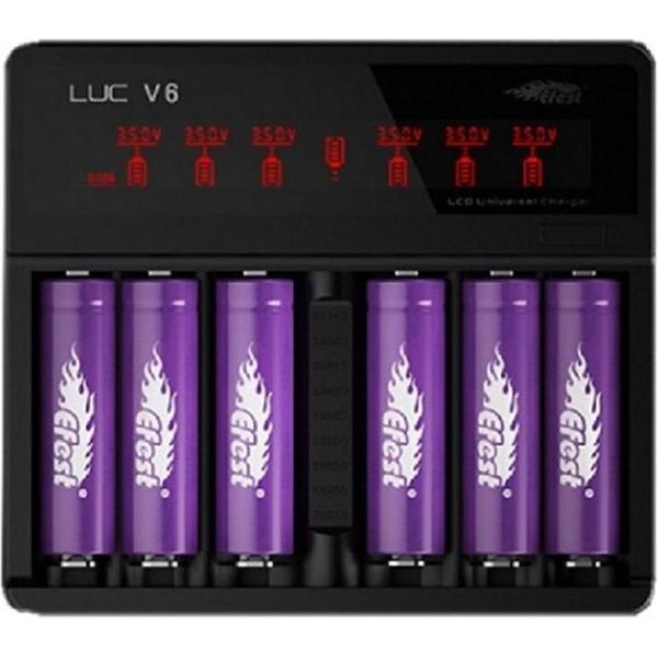 Efest LUC V6 intelligente batterijlader