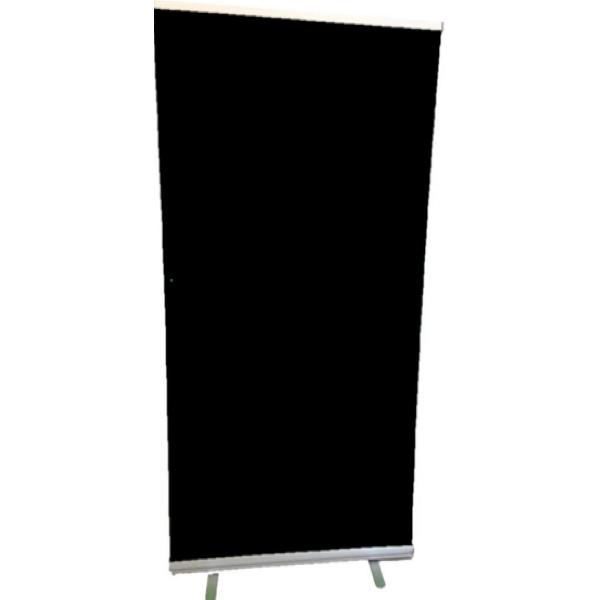 Blackscreen 100cm x 200cm + draagtas (Roll-up banner black screen)