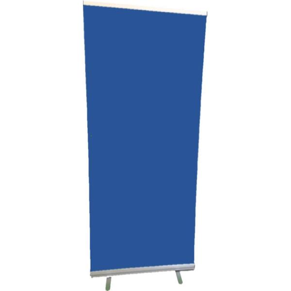 Bluescreen 85cm x 200cm ultra wide + draagtas (Roll-up banner blue screen)
