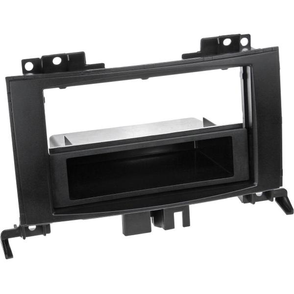 2-DIN Paneel Mercedes Benz Sprinter W906 / Volkswagen Crafter 2006-2017 Kleur: Zwart