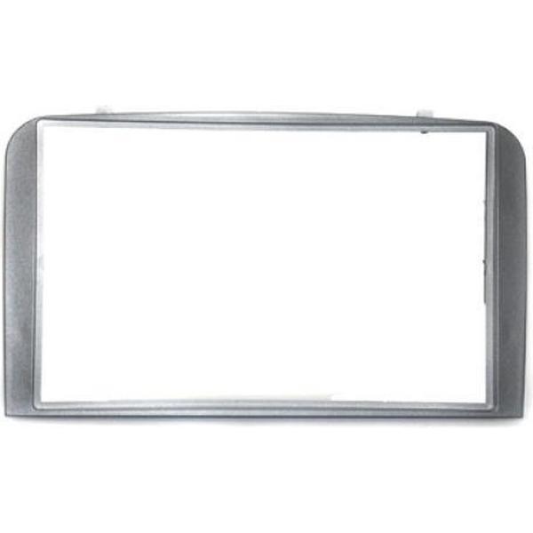2-DIN frame ECO Alfa 147 2006-2010 zilvergrijs licht