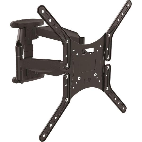 Universele TV Muurbeugel 23-55 Inch - Draaibaar en kantelbaar - Dubbele arm - Full Motion