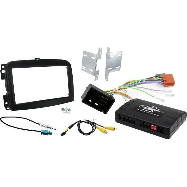 2-DIN KIT Fiat 500L 2012-2015 Zwart