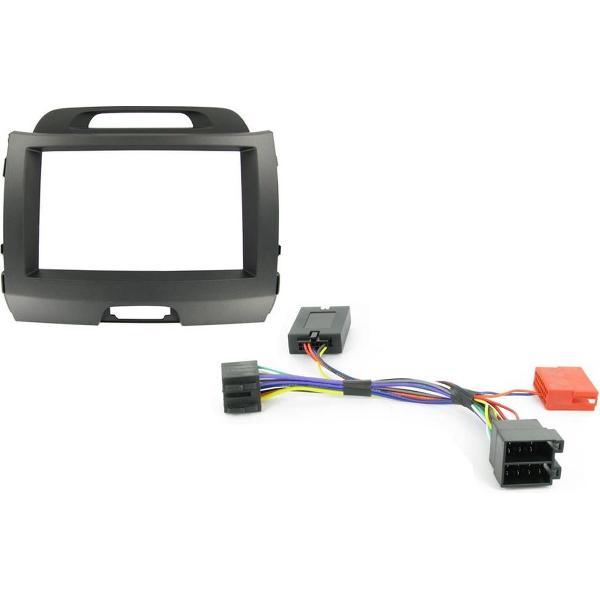 2-DIN KIT Kia Sportage zonder versterker Donker Grijs