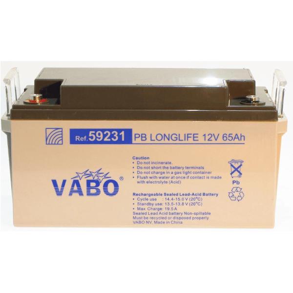 Vabo PB Longlife 65-12 12Volt 65Ah 65000mAh loodaccu batterij