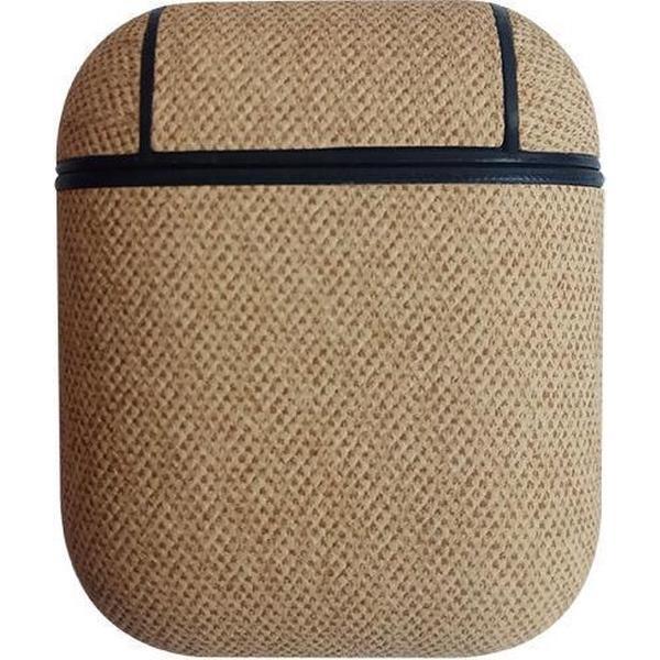 Case Hoes Voor Apple Airpods - Beschermhoes Cover - Beige
