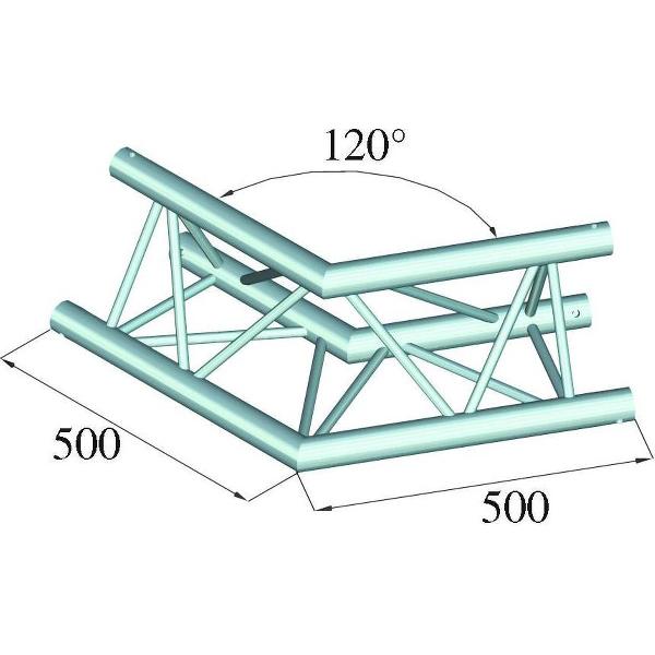 ALUTRUSS TRILOCK E-GL33 C-22 2-Way Corner 120°