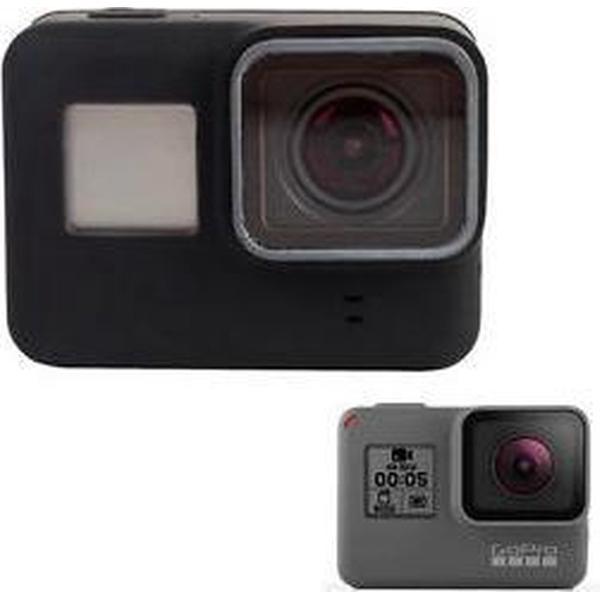 ZFY Silicon Protection Kit GoPro Hero 5 - Silicone Case en Lens Cap voor GoPro Hero 5