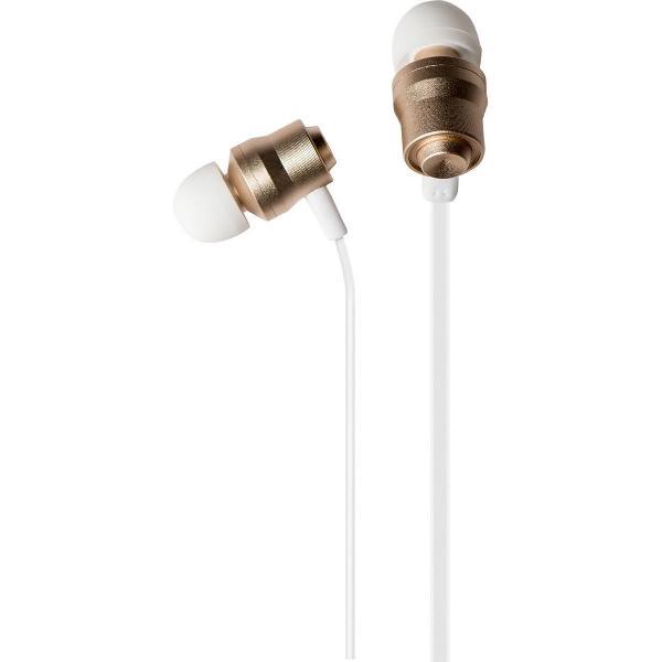 Azuri handenvrij stereo hoofdtelefoon - premium - 3.5 mm - universeel - goud