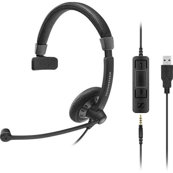 Sennheiser SC 45 USB CTRL Headset Hoofdband Zwart