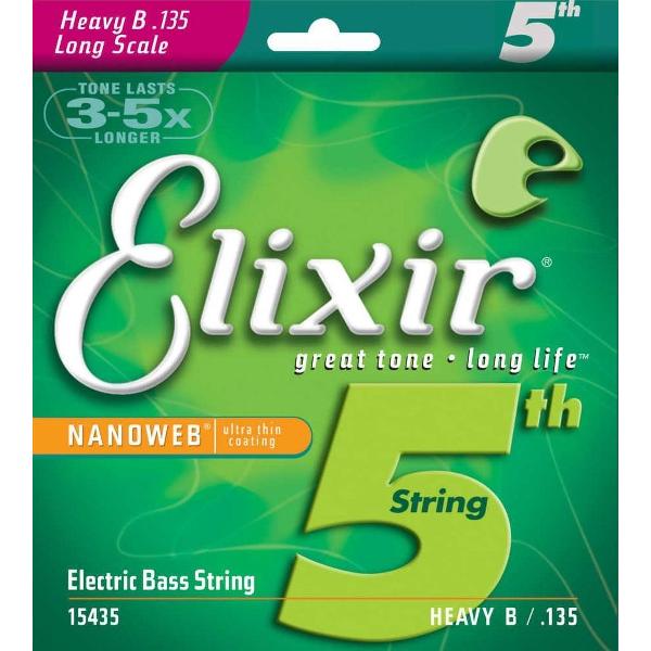 Elixir 15435 Custom String Heavy B Long Scale 135