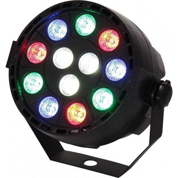 Ibiza Light - OPLAADBARE PAR CAN 12x3W 3-in-1 RGB LED