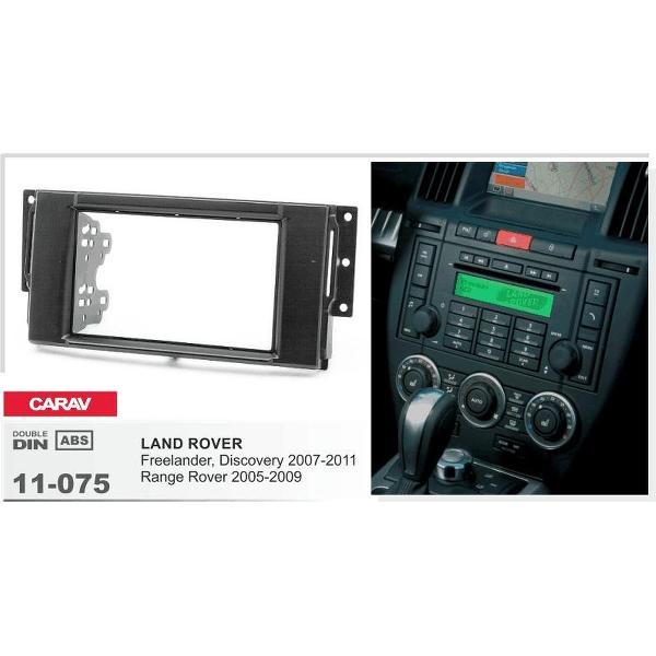 2-DIN LAND ROVER Freelander, Discovery 2007-2011; Range Rover 2005-2009 afdeklijst / installatiekit Audiovolt 11-075