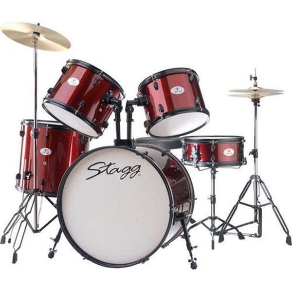 Stagg TIM1 Set 22 Wine Red starter drumkit