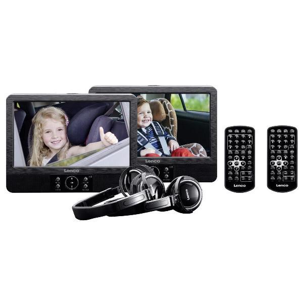 Lenco DVP-939 - Portable DVD-speler met batterij - 9 inch - Zwart