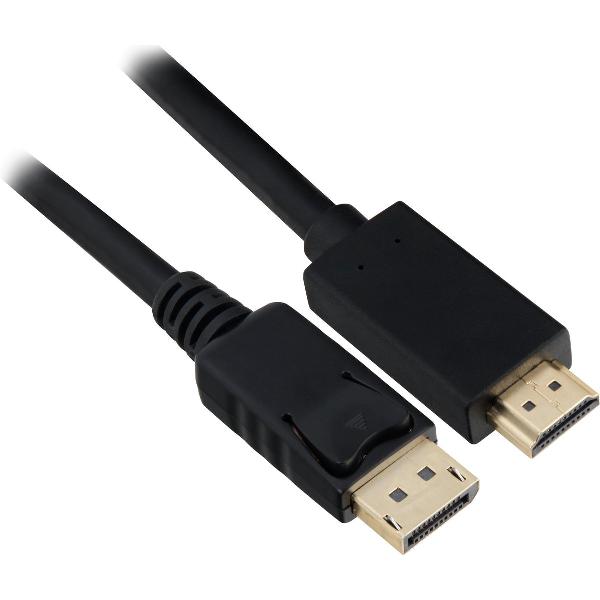 Sharkoon Kabel Displayport St-St 4K 2m zwart