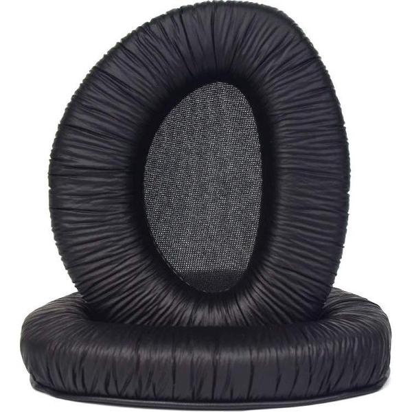PU Lederen Oorkussens - Oorkussen set - Koptelefoon kussens - Geschikt voor de Sennheiser HDR/RS160/RS170//RS175/RS180 Wireless Over Ear Koptelefoon - Zwart