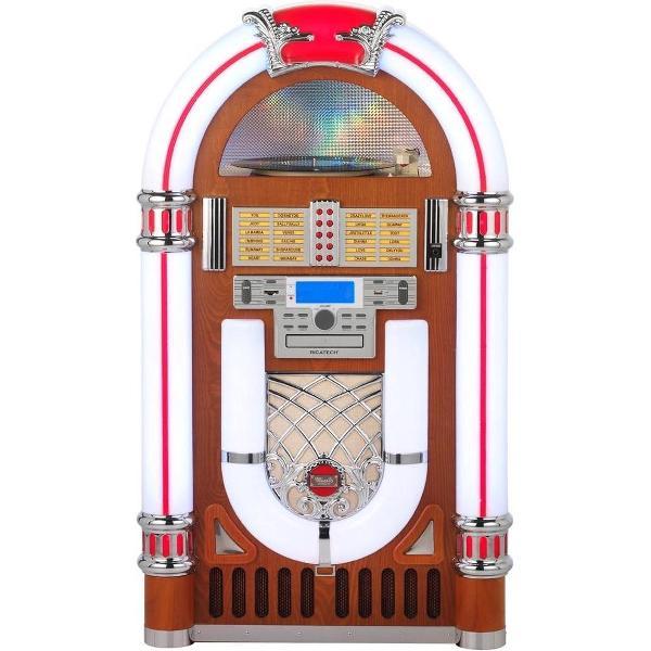 Ricatech RR2100 LED Bluetooth Jukebox Paprika