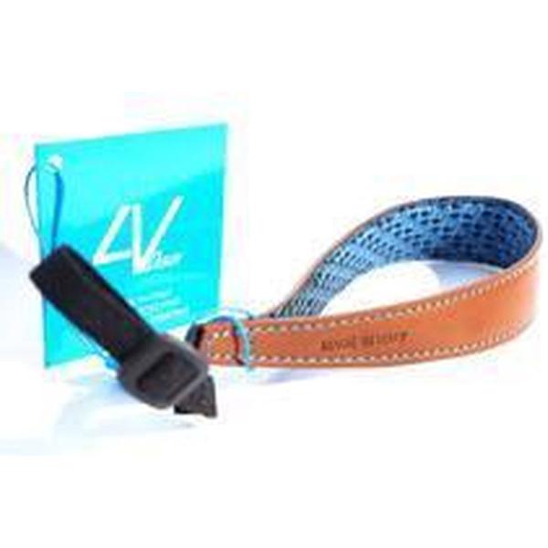 4V Ergo Large Wrist Strap Tuscany Leer Brown/Cyan