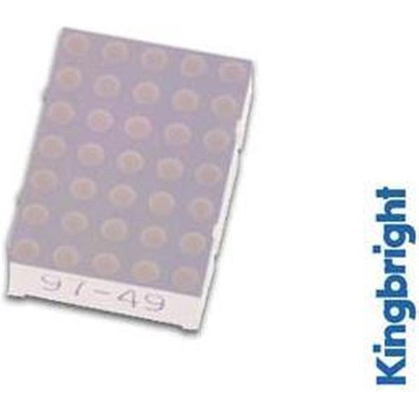 DOT MATRIX DISPLAY 30mm GEMEENSCHAPPELIJKE ANODE HYPERROOD