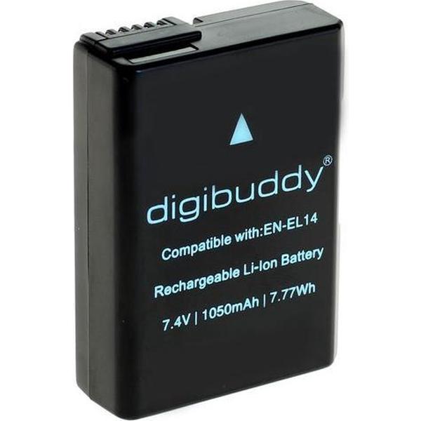 Digibuddy Camera-accu EN-EL14 voor Nikon