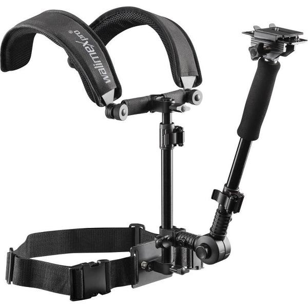 Walimex 20641 camera tuig Aluminium, Synthetisch Zwart