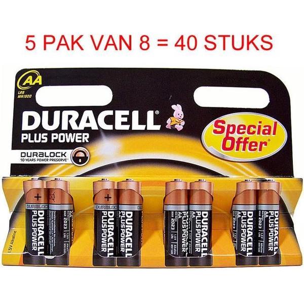 Duracell AA Plus Power Batterijen