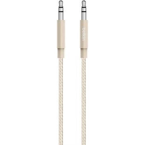 Belkin MIXIT Metallic 3.5 mm AUX-kabel - 1,2m - Goud