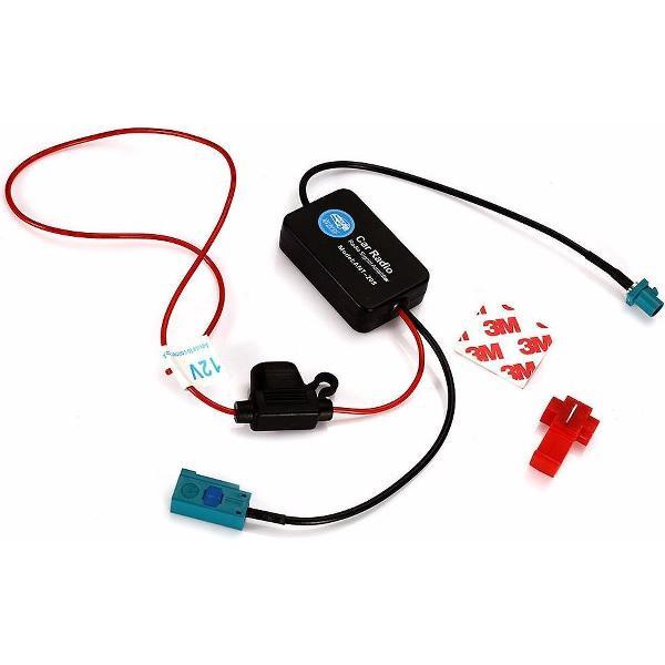 radio antenne versterker FAKRA groen camper auto boot bus Autoradio FM AM signaal versterk