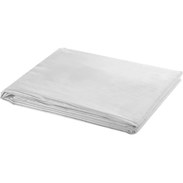 vidaXL Achtergrond 600x300 cm katoen wit