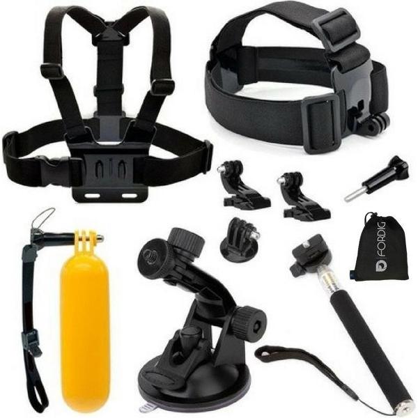 ForDig - 11 in 1 accessoires set voor Go Pro Hero 1, 2, 3, 3+, 4, 5 en 6
