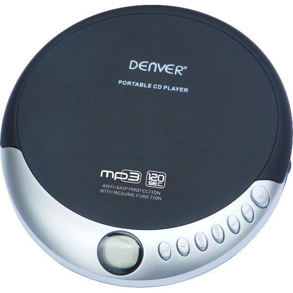 Denver DMP389 - Discman met antishock en LCD scherm - Zwart