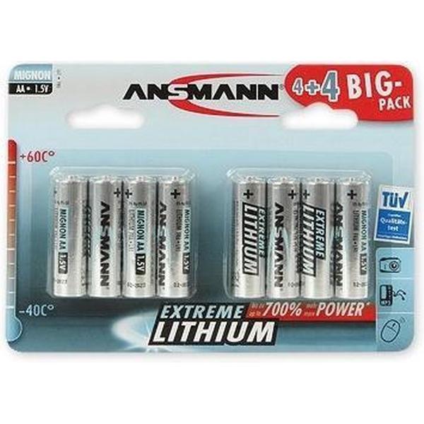 Ansmann 4+4 Lithium AA Single-use battery