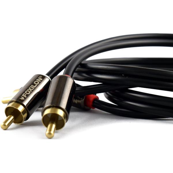 FOXILON HQ Tulp naar Tulp kabel 0,75m