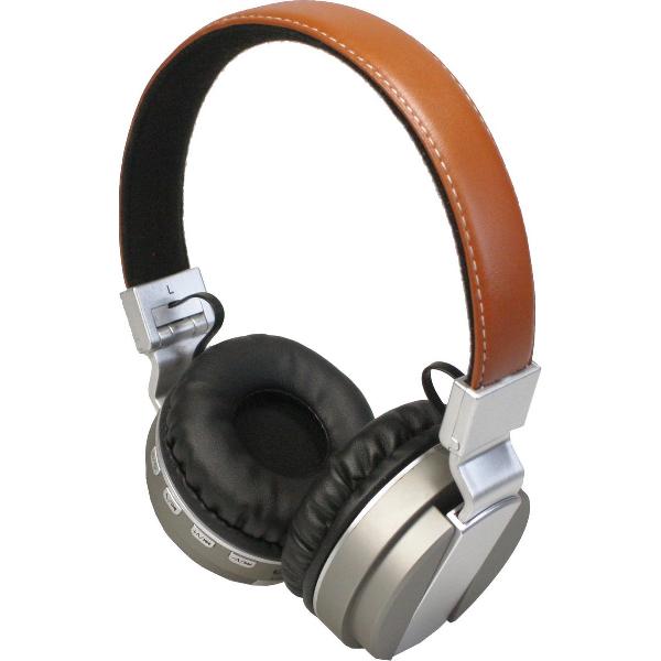 Nachtwacht draadloze hoofdtelefoon - bruin - oplaadbaar - bluetooth 4.0